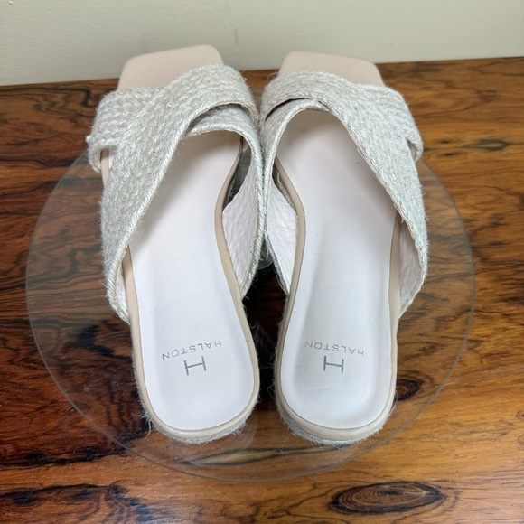 HALSTON Network Espadrille Sandal - natural - size 8.5 - Picture 6 of 13